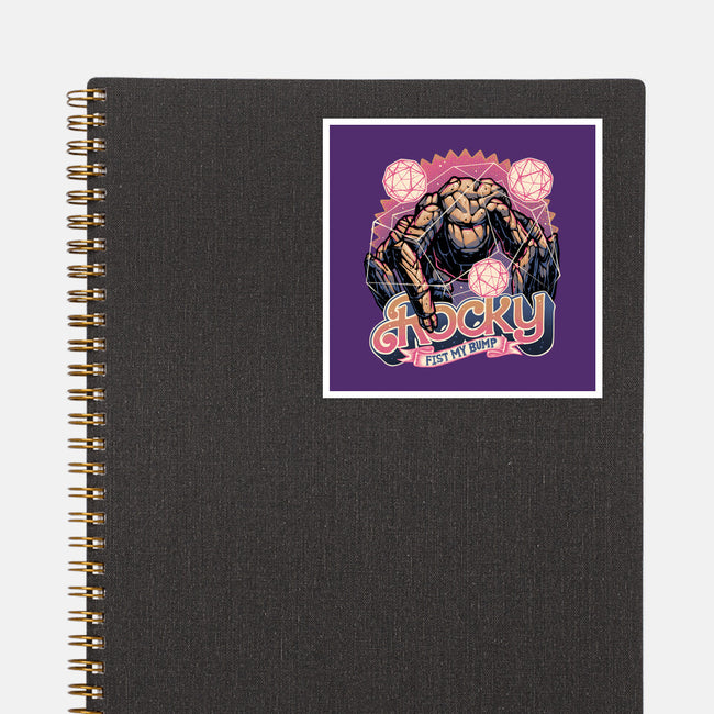 A Rock In The Outer Space-None-Glossy-Sticker-glitchygorilla