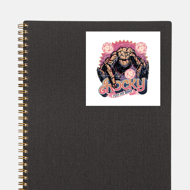 A Rock In The Outer Space-None-Glossy-Sticker-glitchygorilla