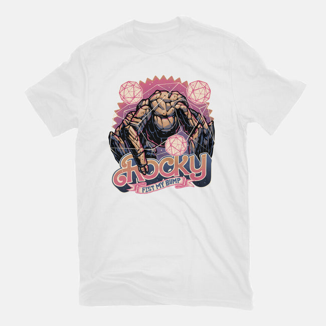 A Rock In The Outer Space-Womens-Basic-Tee-glitchygorilla