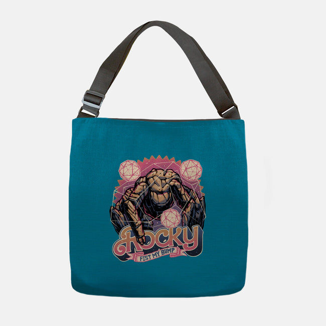 A Rock In The Outer Space-None-Adjustable Tote-Bag-glitchygorilla