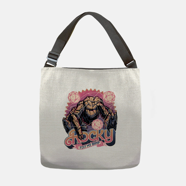 A Rock In The Outer Space-None-Adjustable Tote-Bag-glitchygorilla