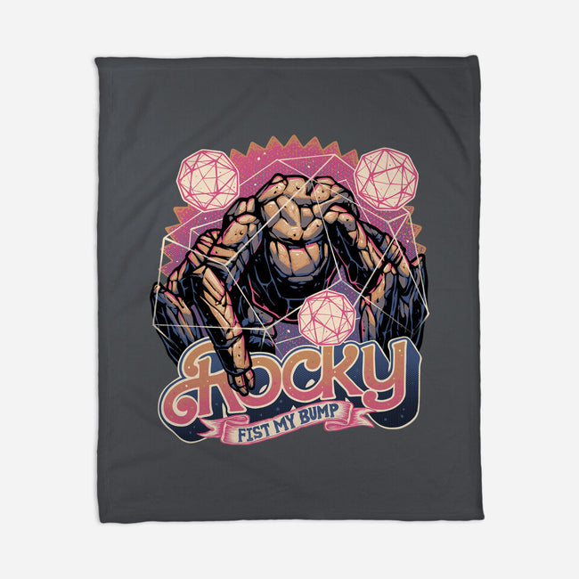 A Rock In The Outer Space-None-Fleece-Blanket-glitchygorilla