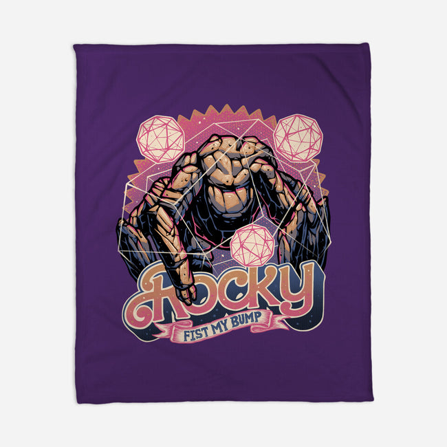 A Rock In The Outer Space-None-Fleece-Blanket-glitchygorilla