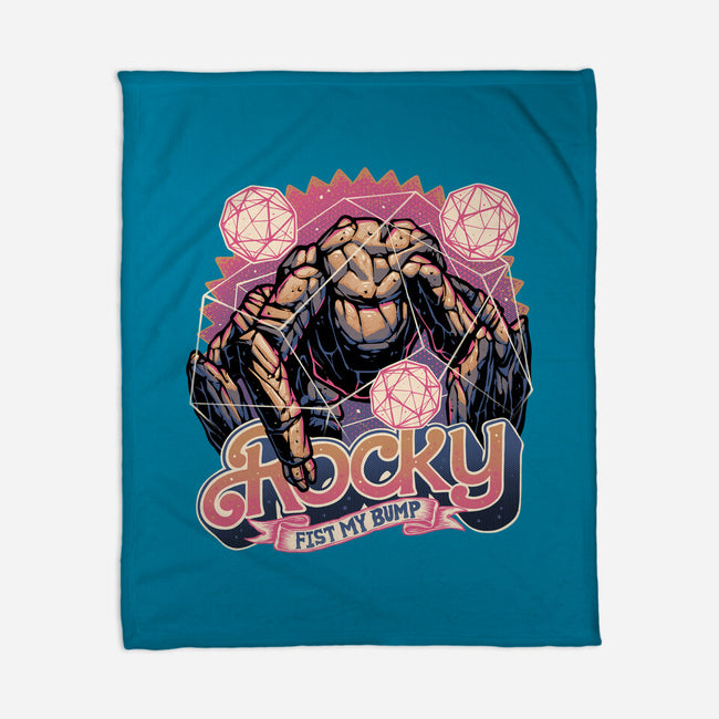A Rock In The Outer Space-None-Fleece-Blanket-glitchygorilla