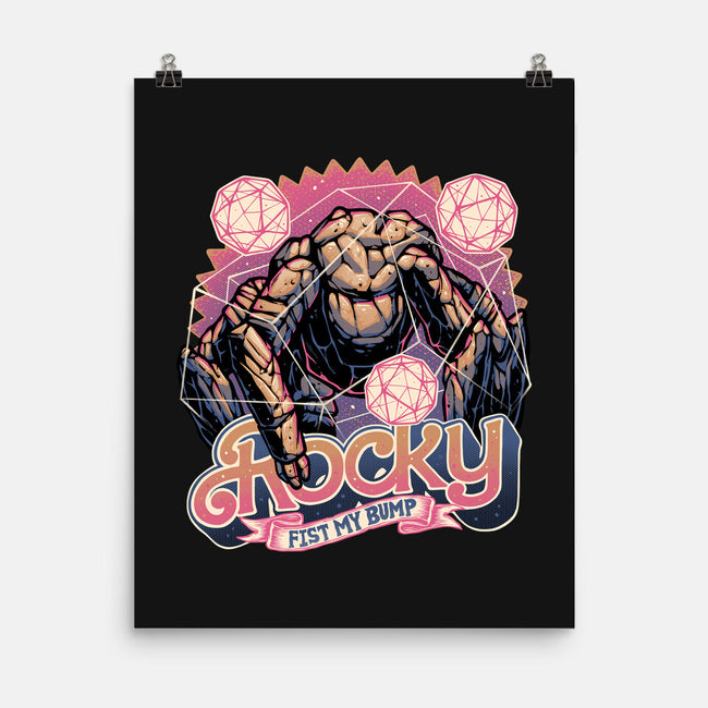 A Rock In The Outer Space-None-Matte-Poster-glitchygorilla