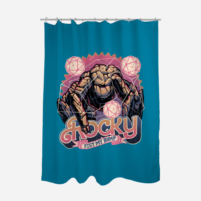 A Rock In The Outer Space-None-Polyester-Shower Curtain-glitchygorilla
