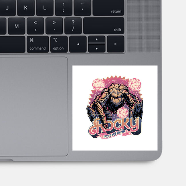 A Rock In The Outer Space-None-Glossy-Sticker-glitchygorilla