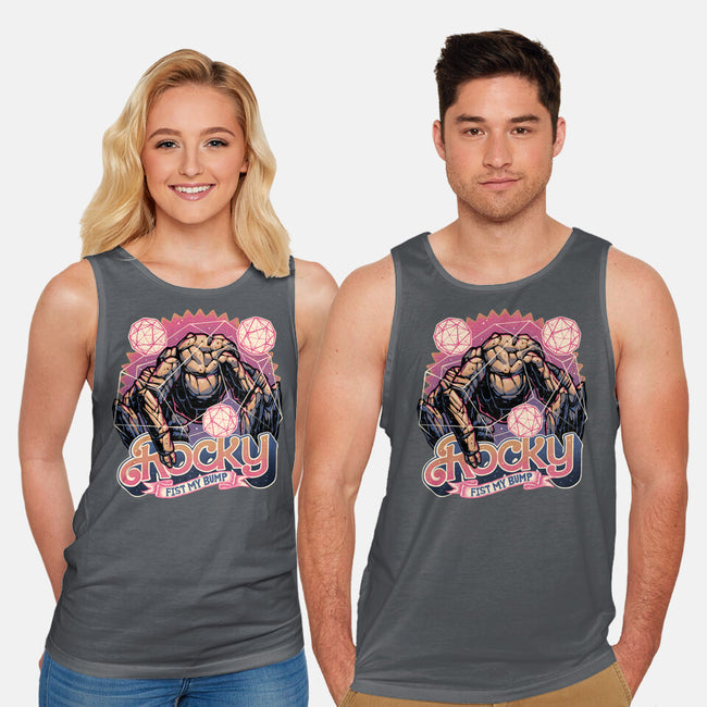 A Rock In The Outer Space-Unisex-Basic-Tank-glitchygorilla