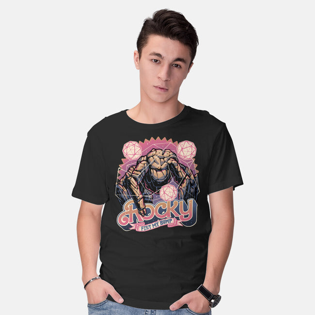 A Rock In The Outer Space-Mens-Basic-Tee-glitchygorilla