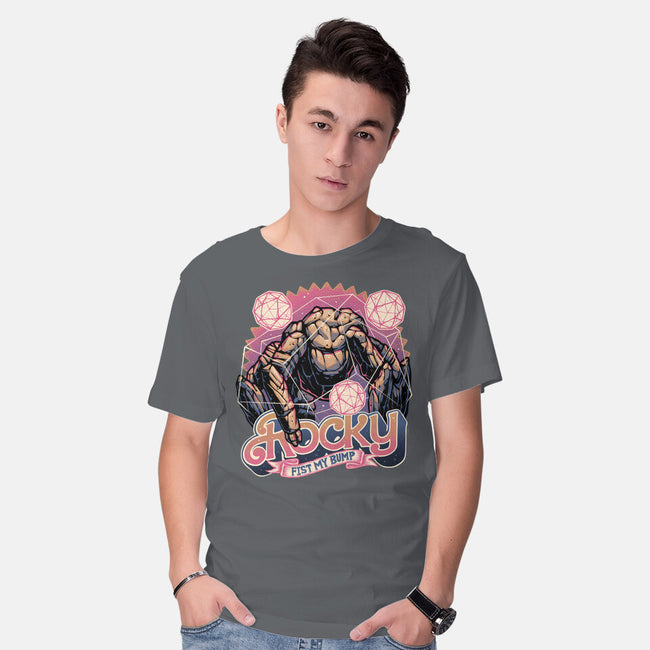 A Rock In The Outer Space-Mens-Basic-Tee-glitchygorilla