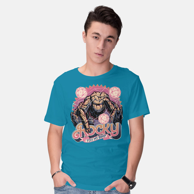 A Rock In The Outer Space-Mens-Basic-Tee-glitchygorilla