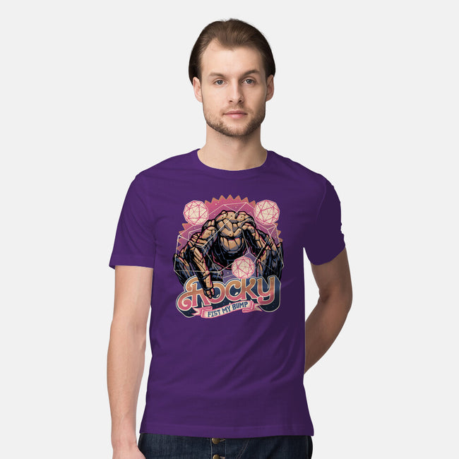 A Rock In The Outer Space-Mens-Premium-Tee-glitchygorilla