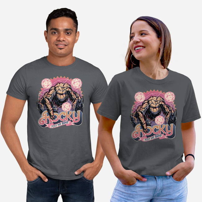 A Rock In The Outer Space-Unisex-Basic-Tee-glitchygorilla