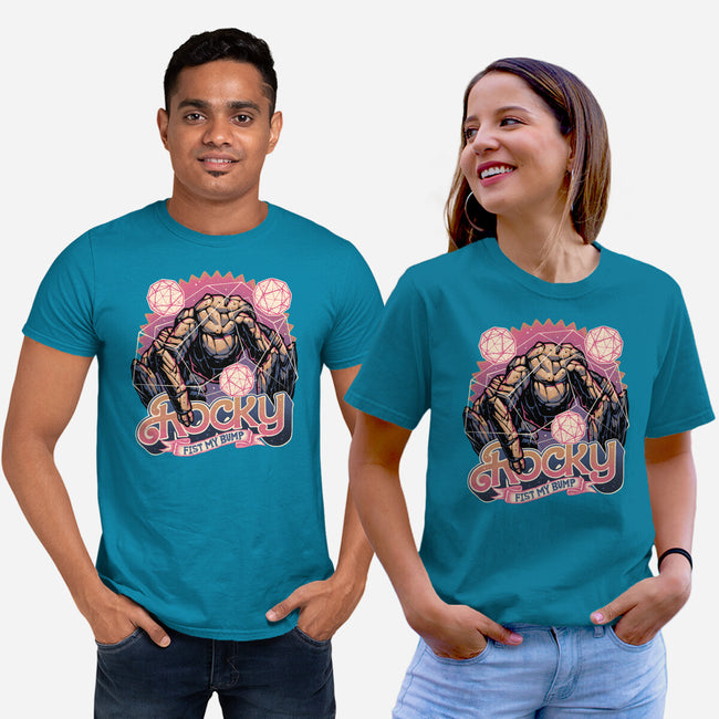 A Rock In The Outer Space-Unisex-Basic-Tee-glitchygorilla