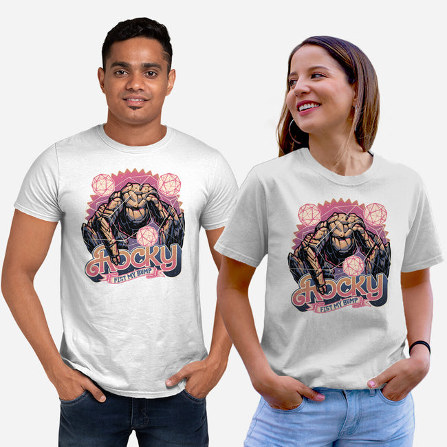 A Rock In The Outer Space-Unisex-Basic-Tee-glitchygorilla