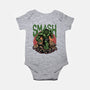 Green Smash-Baby-Basic-Onesie-glitchygorilla