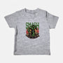 Green Smash-Baby-Basic-Tee-glitchygorilla