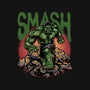 Green Smash-Unisex-Basic-Tee-glitchygorilla