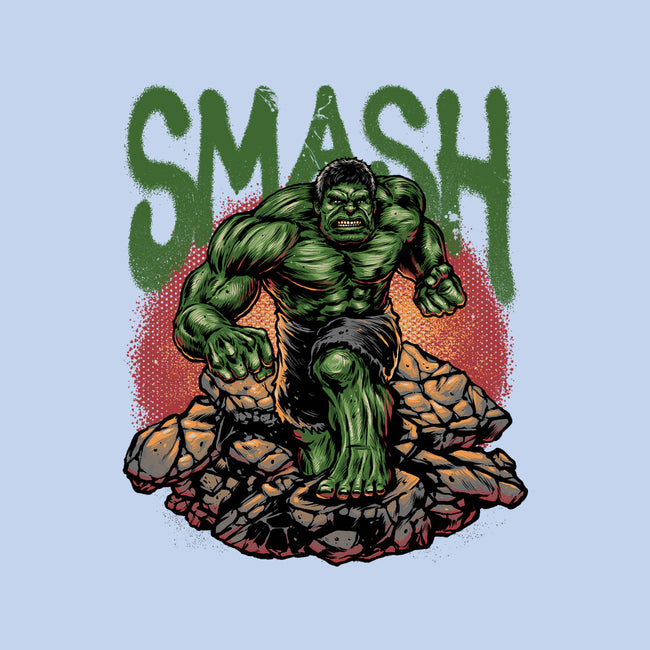 Green Smash-Womens-Basic-Tee-glitchygorilla