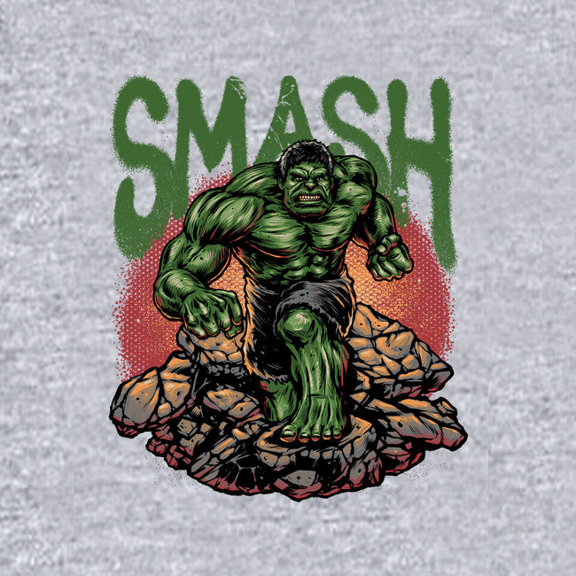 Green Smash-Unisex-Basic-Tee-glitchygorilla