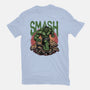 Green Smash-Mens-Basic-Tee-glitchygorilla