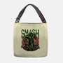 Green Smash-None-Adjustable Tote-Bag-glitchygorilla