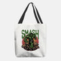 Green Smash-None-Basic Tote-Bag-glitchygorilla