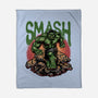 Green Smash-None-Fleece-Blanket-glitchygorilla