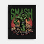 Green Smash-None-Stretched-Canvas-glitchygorilla