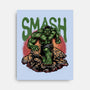 Green Smash-None-Stretched-Canvas-glitchygorilla