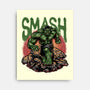 Green Smash-None-Stretched-Canvas-glitchygorilla