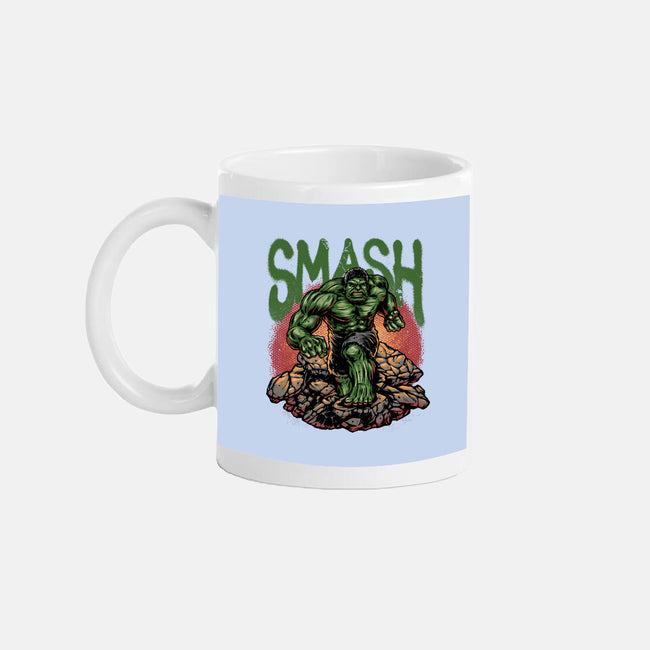 Green Smash-None-Mug-Drinkware-glitchygorilla