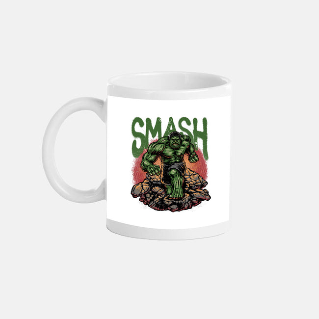 Green Smash-None-Mug-Drinkware-glitchygorilla