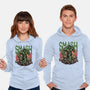 Green Smash-Unisex-Pullover-Sweatshirt-glitchygorilla