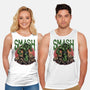 Green Smash-Unisex-Basic-Tank-glitchygorilla