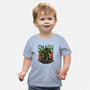 Green Smash-Baby-Basic-Tee-glitchygorilla