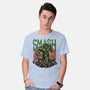 Green Smash-Mens-Basic-Tee-glitchygorilla