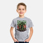 Green Smash-Youth-Basic-Tee-glitchygorilla