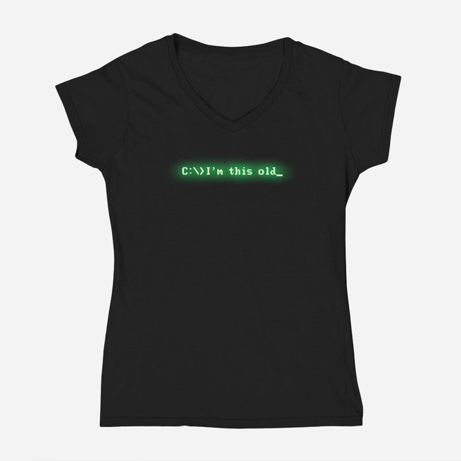 Vintage Hardware-Womens-V-Neck-Tee-retrodivision