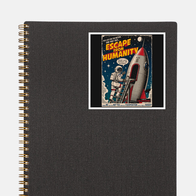 Escape From Humanity-None-Glossy-Sticker-Tronyx79