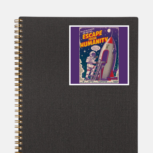 Escape From Humanity-None-Glossy-Sticker-Tronyx79