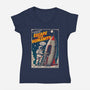 Escape From Humanity-Womens-V-Neck-Tee-Tronyx79
