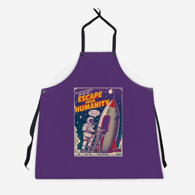 Escape From Humanity-Unisex-Kitchen-Apron-Tronyx79