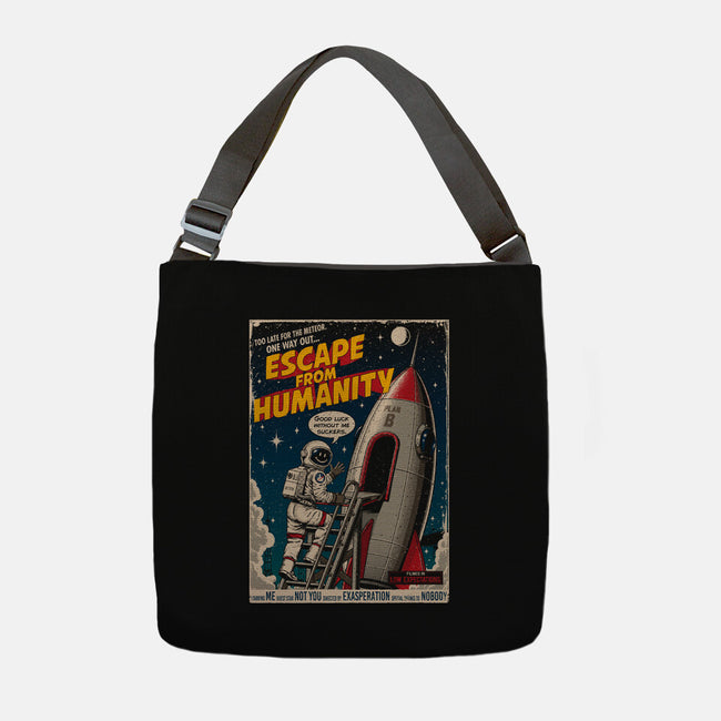Escape From Humanity-None-Adjustable Tote-Bag-Tronyx79