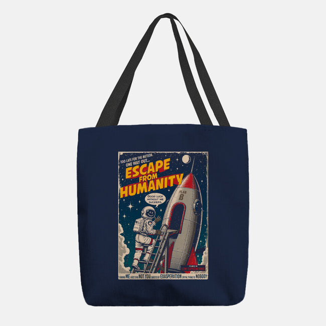 Escape From Humanity-None-Basic Tote-Bag-Tronyx79
