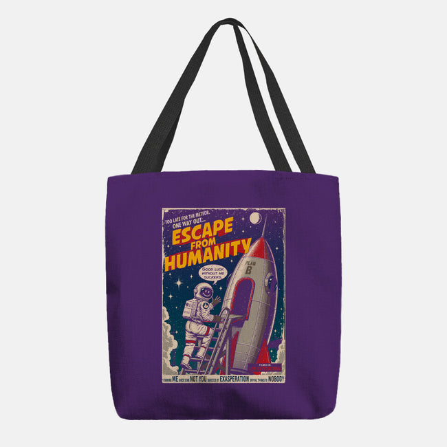 Escape From Humanity-None-Basic Tote-Bag-Tronyx79