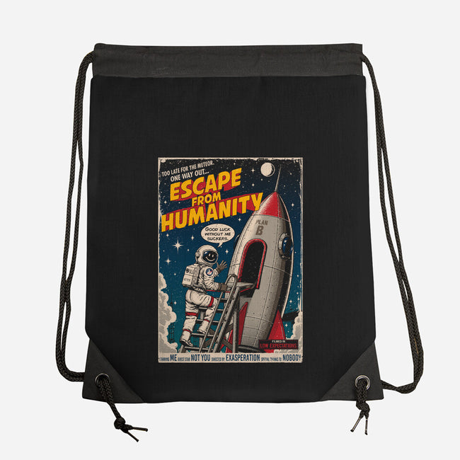 Escape From Humanity-None-Drawstring-Bag-Tronyx79