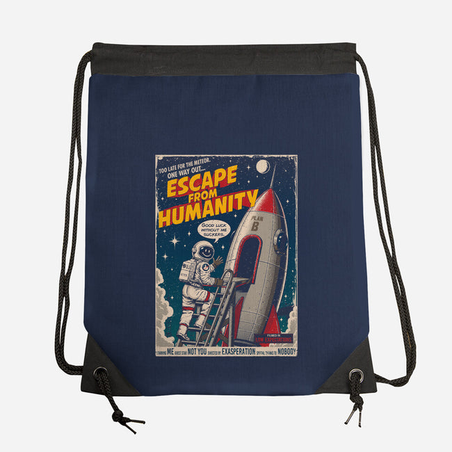 Escape From Humanity-None-Drawstring-Bag-Tronyx79