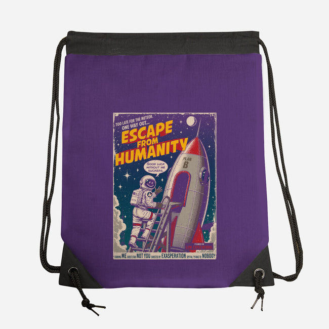 Escape From Humanity-None-Drawstring-Bag-Tronyx79