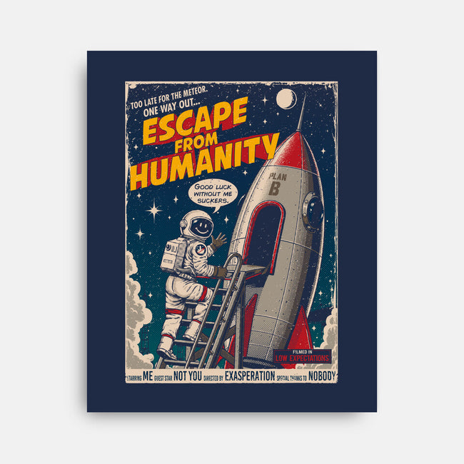Escape From Humanity-None-Stretched-Canvas-Tronyx79